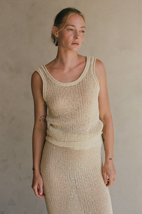 Knitted Cotton Tank