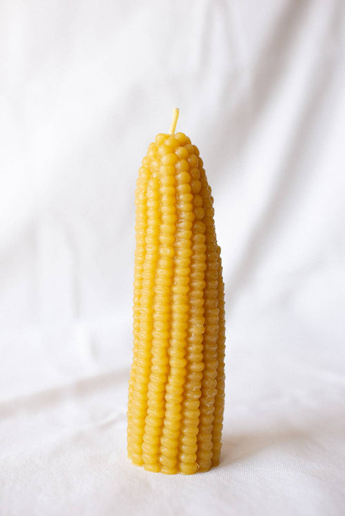 Corn Beeswax Candle