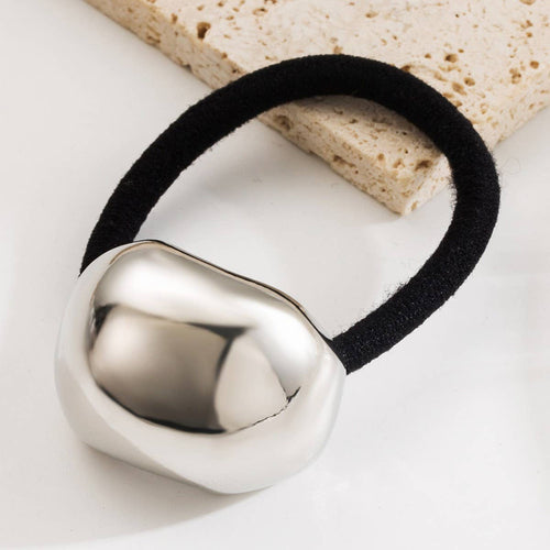 Minimalist Irregular Metal Elastic Hair Tie_CWAHA6253: TYPE2 / (OS) 1