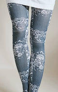 Antique Lace and Flower Tights
