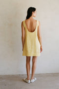 100% Linen Midi Dress