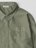 The Weiss Top-  Sheer Button-Down Blouse