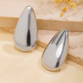 HIGH-GRADE STAINLESS STEEL WATER DROP EARRINGS_CWMM3195: GOLD / (OS) 1