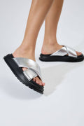 Ramona Silver Sandals