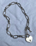 FEAST Jewelry- Heart Lock Necklace