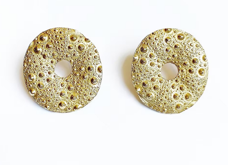 MadeIn Jewelry REAL Sea Urchin Stud Earrings