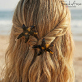 Red Sea Star Hair clips