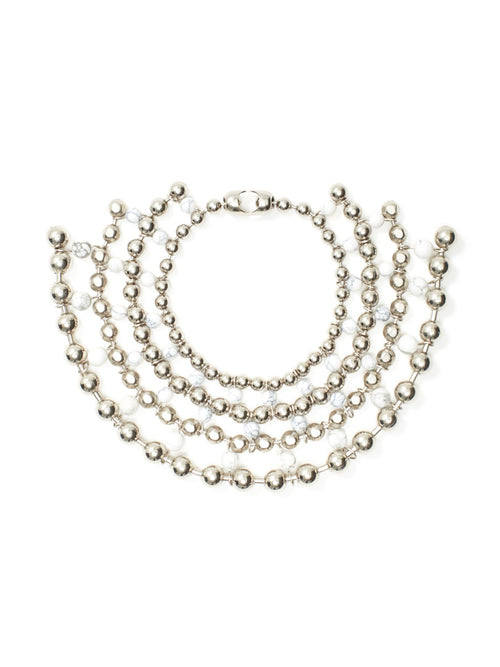 Marble Multiverse Ball Chain Collar