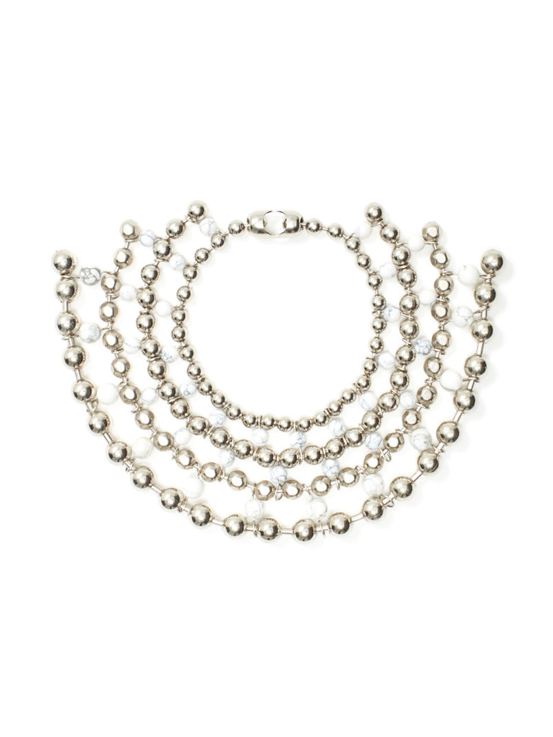 Marble Multiverse Ball Chain Collar