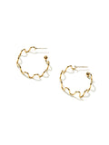 Squiggle Hoop Earrings - Medium