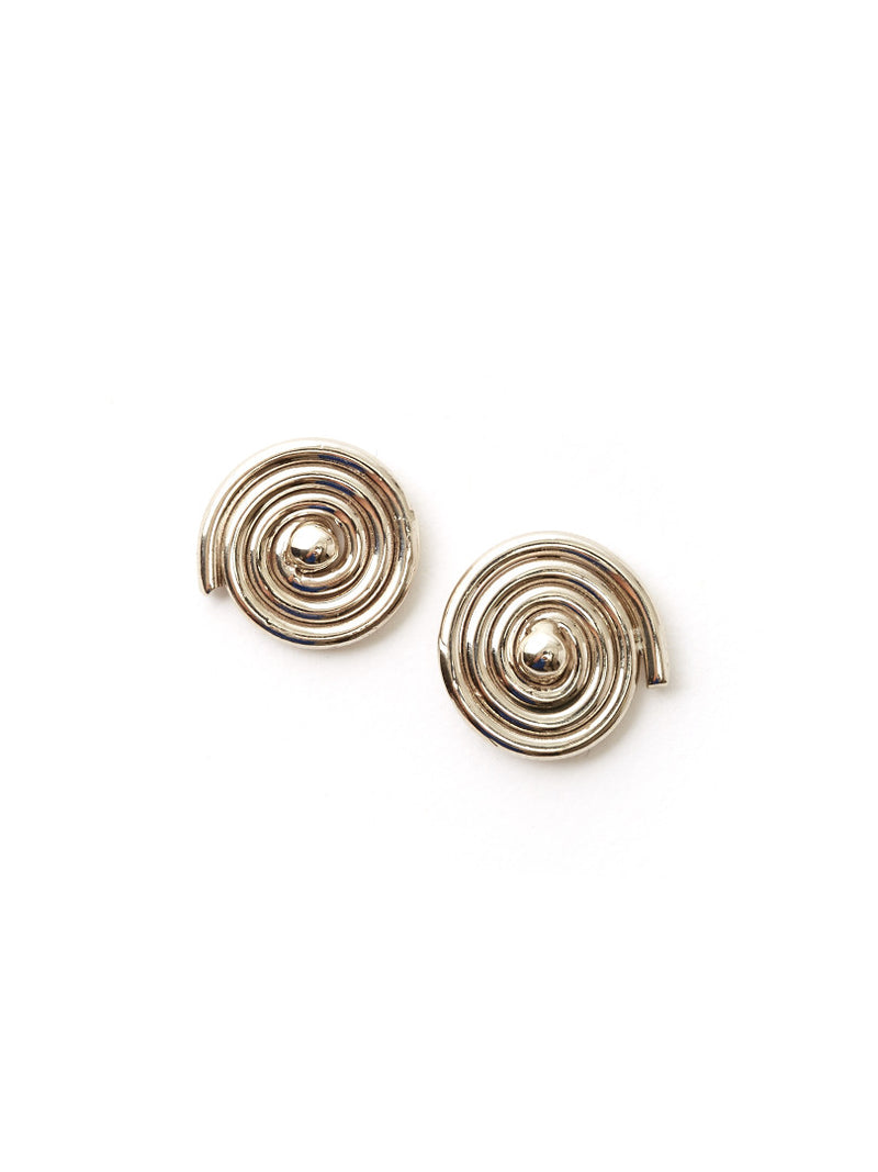 Radial Spiral Earrings Medium