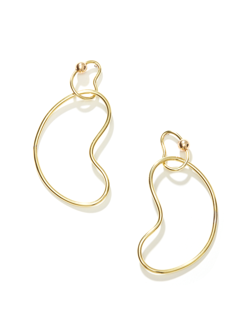 Linkage Hoop Earrings