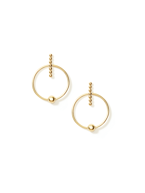Axis Hoop Earrings - Petit