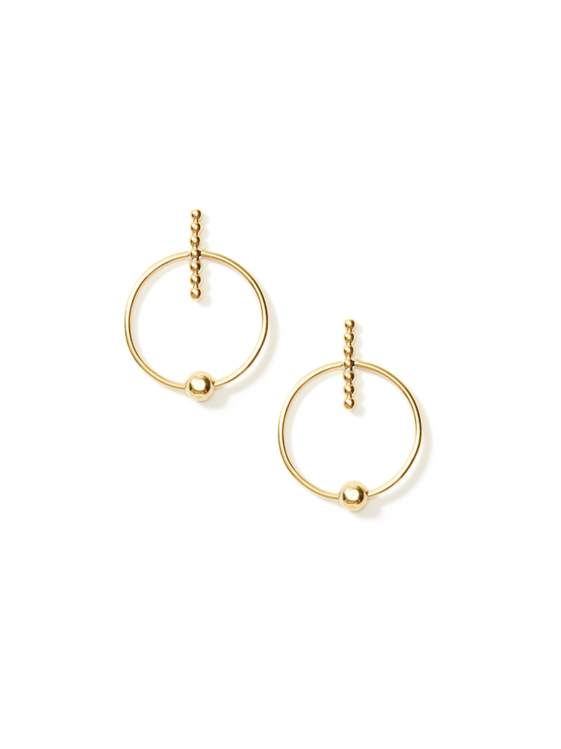 Axis Hoop Earrings - Petit